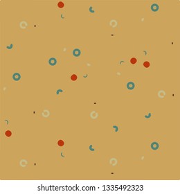 Abstract vector background. Colorful halftone illustration pattern