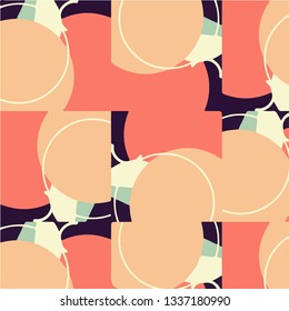 Abstract vector background. Colorful halftone illustration pattern