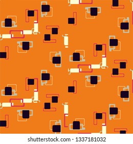 Abstract vector background. Colorful halftone illustration pattern