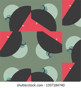 Abstract vector background. Colorful halftone illustration pattern