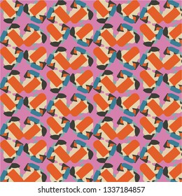 Abstract vector background. Colorful halftone illustration pattern