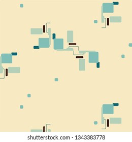 Abstract vector background. Colorful halftone illustration pattern