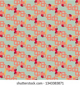 Abstract vector background. Colorful halftone illustration pattern