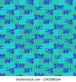Abstract vector background. Colorful halftone illustration pattern