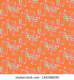 Abstract vector background. Colorful halftone illustration pattern