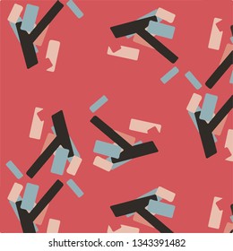 Abstract vector background. Colorful halftone illustration pattern