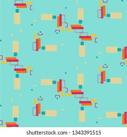 Abstract vector background. Colorful halftone illustration pattern