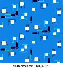 Abstract vector background. Colorful halftone illustration pattern