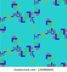 Abstract vector background. Colorful halftone illustration pattern