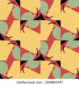 Abstract vector background. Colorful halftone illustration pattern