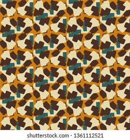 Abstract vector background. Colorful halftone illustration pattern