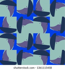 Abstract vector background. Colorful halftone illustration pattern