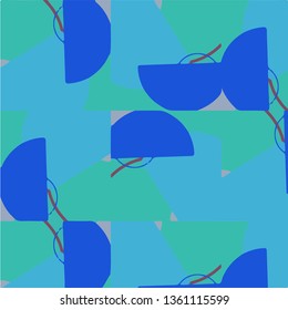 Abstract vector background. Colorful halftone illustration pattern
