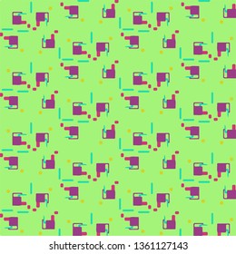 Abstract vector background. Colorful halftone illustration pattern