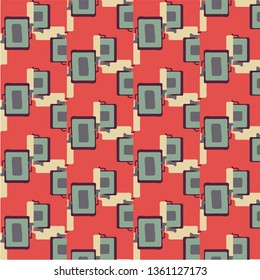 Abstract vector background. Colorful halftone illustration pattern