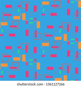Abstract vector background. Colorful halftone illustration pattern