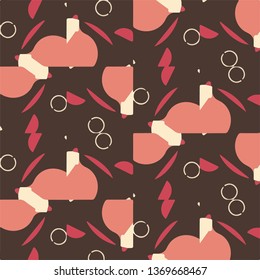 Abstract vector background. Colorful halftone illustration pattern