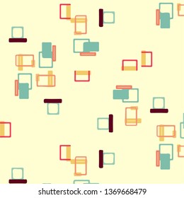 Abstract vector background. Colorful halftone illustration pattern