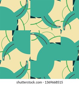 Abstract vector background. Colorful halftone illustration pattern