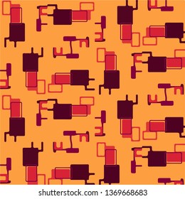 Abstract vector background. Colorful halftone illustration pattern