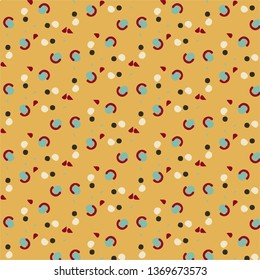 Abstract vector background. Colorful halftone illustration pattern