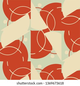 Abstract vector background. Colorful halftone illustration pattern