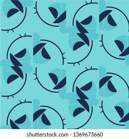 Abstract vector background. Colorful halftone illustration pattern