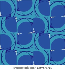 Abstract vector background. Colorful halftone illustration pattern