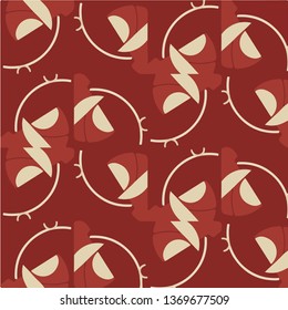 Abstract vector background. Colorful halftone illustration pattern