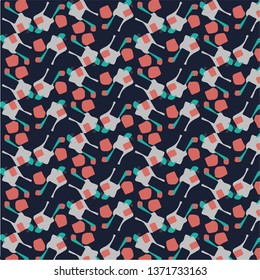 Abstract vector background. Colorful halftone illustration pattern