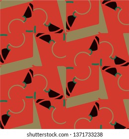 Abstract vector background. Colorful halftone illustration pattern