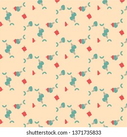 Abstract vector background. Colorful halftone illustration pattern