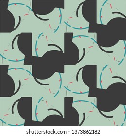 Abstract vector background. Colorful halftone illustration pattern