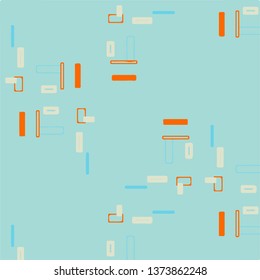 Abstract vector background. Colorful halftone illustration pattern