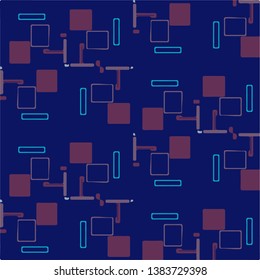 Abstract vector background. Colorful halftone illustration pattern
