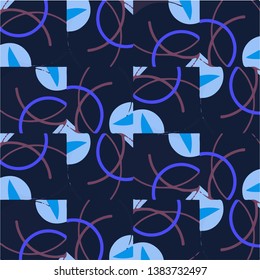 Abstract vector background. Colorful halftone illustration pattern