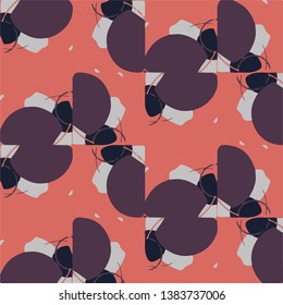 Abstract vector background. Colorful halftone illustration pattern