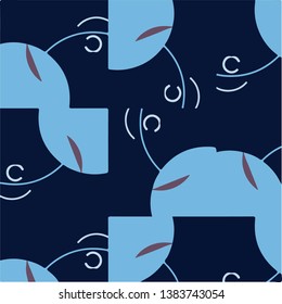 Abstract vector background. Colorful halftone illustration pattern
