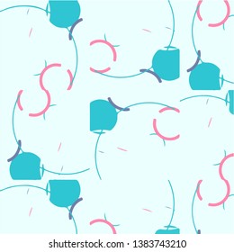 Abstract vector background. Colorful halftone illustration pattern