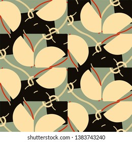 Abstract vector background. Colorful halftone illustration pattern