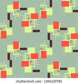 Abstract vector background. Colorful halftone illustration pattern