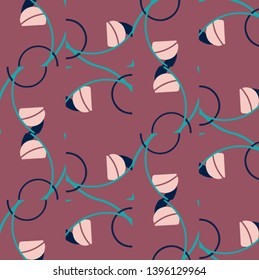 Abstract vector background. Colorful halftone illustration pattern