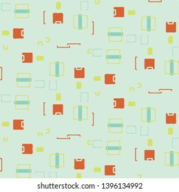 Abstract vector background. Colorful halftone illustration pattern