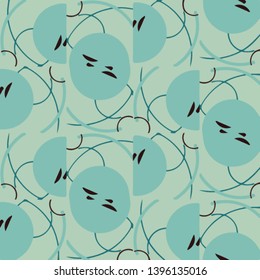 Abstract vector background. Colorful halftone illustration pattern