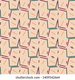 Abstract vector background. Colorful halftone illustration pattern