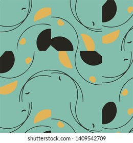 Abstract vector background. Colorful halftone illustration pattern