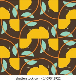 Abstract vector background. Colorful halftone illustration pattern