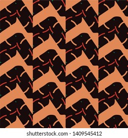 Abstract vector background. Colorful halftone illustration pattern