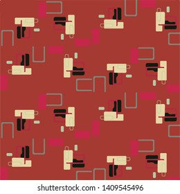 Abstract vector background. Colorful halftone illustration pattern