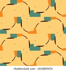 Abstract vector background. Colorful halftone illustration pattern